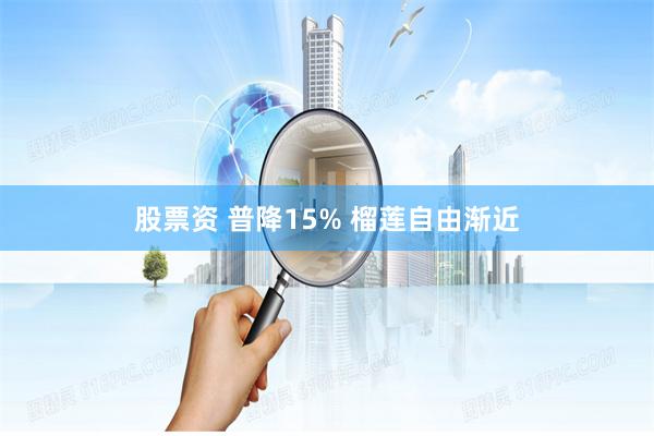 股票资 普降15% 榴莲自由渐近